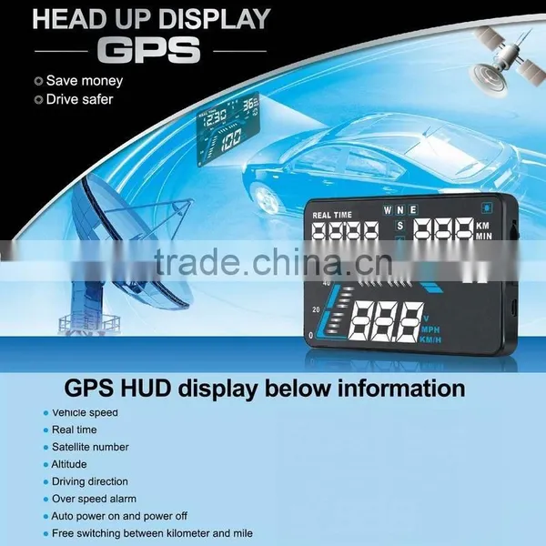 Car Hud Q7 Head up Display for Car Speed Monitor With 5.5 Inch Screen photo-6