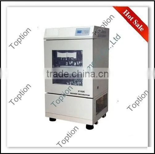 Lab Air Bath Shaking Incubator TOPT -2102C Double Layer Small Volume Thermostatic Oscillator photo-2