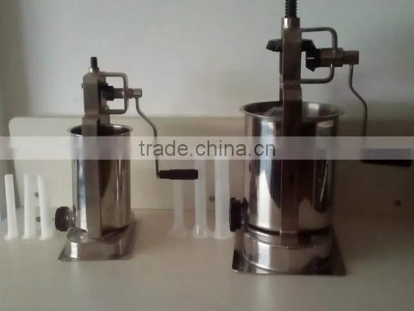 Stainless Steel Filling Machine Sausage Filler 4pcs Tubes 5LB photo-3