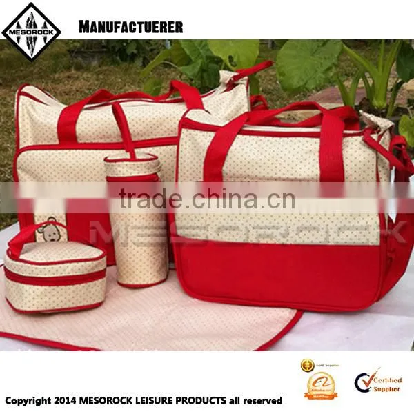 Custom 5pcs Multifunctional Set Baby Diaper Xmummy Handbag Multifunctional Set photo-3