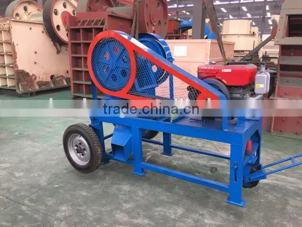 Mini Portable Jaw Crusher/ Small Stone Breaking Machine With Lowest Price photo-5