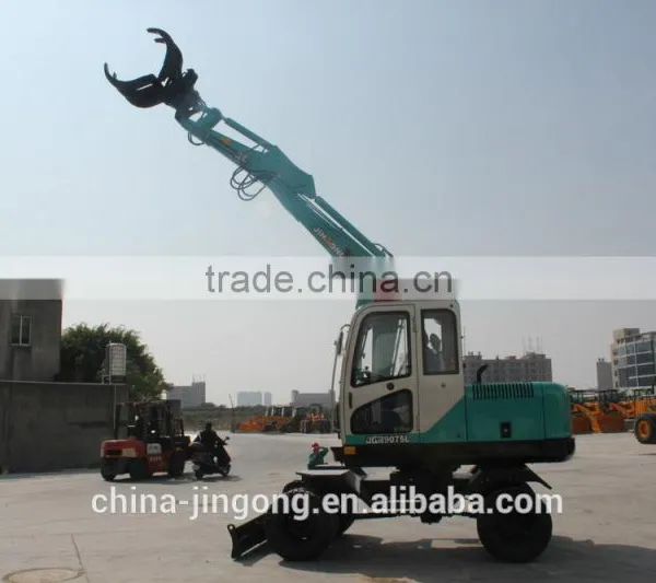 POWERFUL LOW PRICE SELLING JINGONG JGM9075L WHEEL EXCAVATOR HOT photo-2