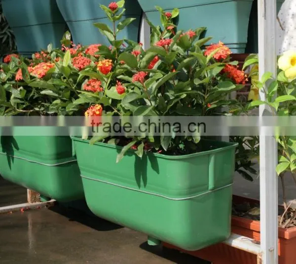 Self Watering Rectangular Planter Box for Outdoor Highway Landscaping photo-2