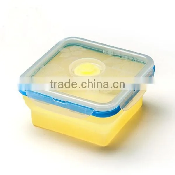 Collapsible Silicone Food Container Picnic Camp Short Travel Necessary photo-6
