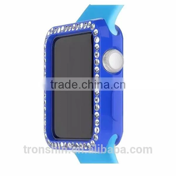 Wholesale Eco-friendly Custom Made TPU Crystal Rhinestone Protective Cases for Watches photo-5