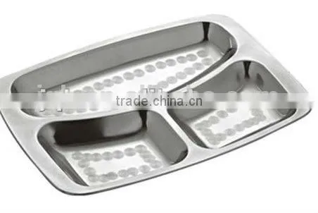 SS18/8 Stainless Steel Fast Food Tray photo-4