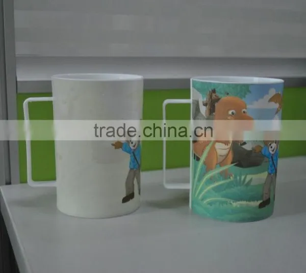 Kids Use Food Grade Plastic Mugs With Handles for Promotional photo-2