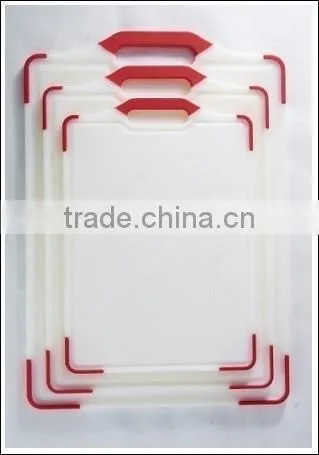 Kitchen Plastic Cutting Board Set Plastic Chopping Board Set With Holder photo-2