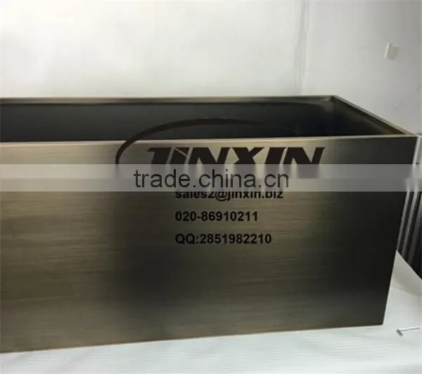 JINXIN Stainless Steel Planter Box Stainless Steel Flower Pot Antique Bronze Polish photo-2
