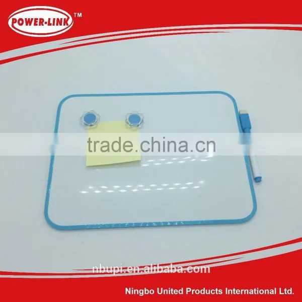 8.5*11'' Magnetic Whiteboard With Two 30mm Flower Shaped Magnets,two Rubber Magnets &one Marker photo-2