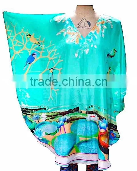 Beautiful Tropical Blue Beach Kaftan photo-5