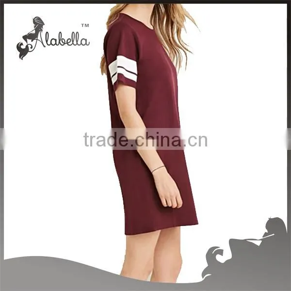 Fahionable Women Normal Dress Short Sleeve Dress Casual Dress photo-3