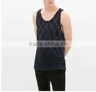 Men's Tank Top, 100% Cotton, New Design for Summer photo-5
