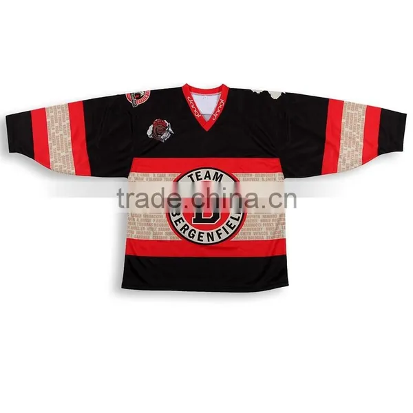 2017 Quick Dry Mens Custom Reversible Hockey Jerseys photo-2