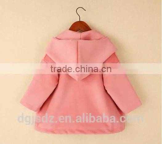 Korean Children's Clothing for Girls Velvet Added Jacket Vintage Art Coat 88018 photo-3