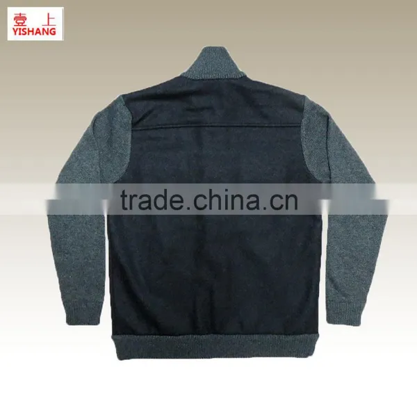 Man With Hat and Sweater Coat Men's Fashion Sweater ,85%Wool 15%Acrylic/90%Polyster 10%Wool photo-2