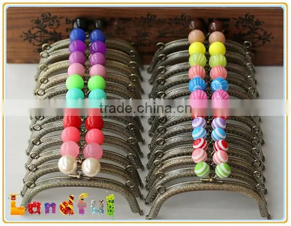 Colorful Gumball Frames Bag Making Supplies Metal Coin Sewing Purse Frame photo-2