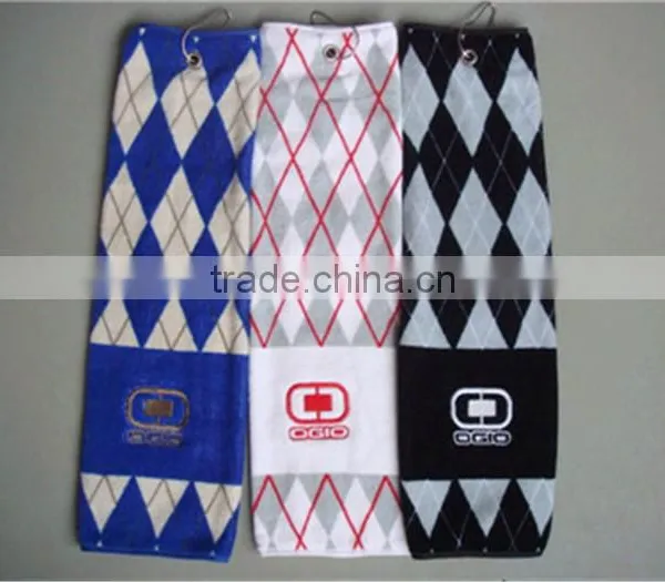 100 Cotton Soft Wholesale Golf Towel