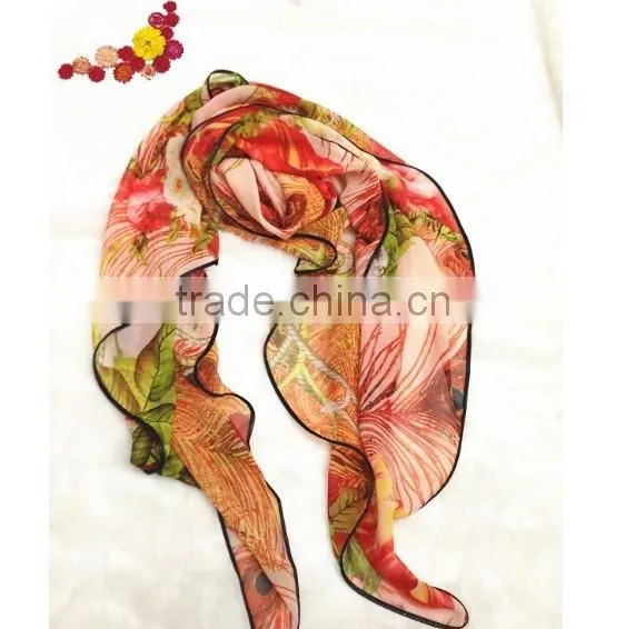PRINTED POLYESTER SCARF photo-2