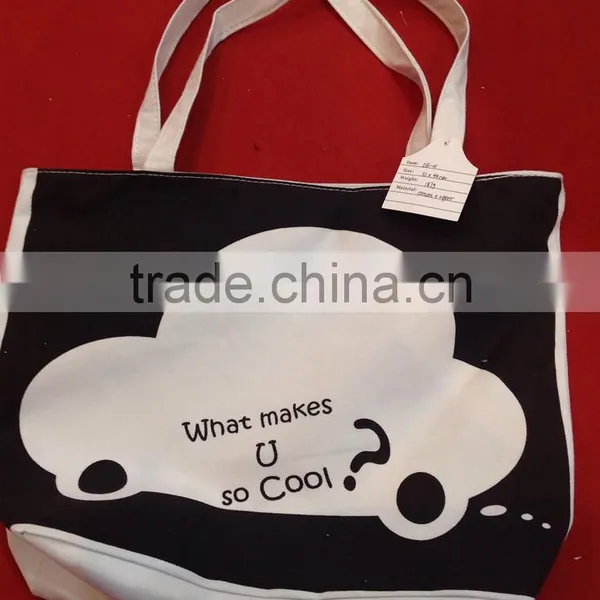 Eco-friendly Canvas Handle Shopping Tote Bag