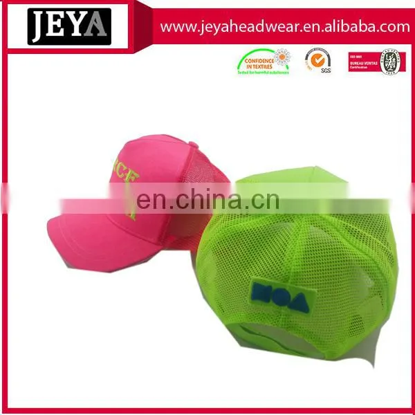 2016 Factory Wholesale Selling Embroidery Baseball Trucker Led Cap With Led Tube End Cap Customized photo-6
