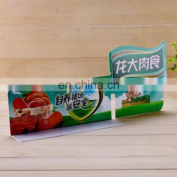 Factory Wholesale Price PVC Plastic Table Card ,food Advertisement Display Card,PVC Advertisement Promotion Card photo-2