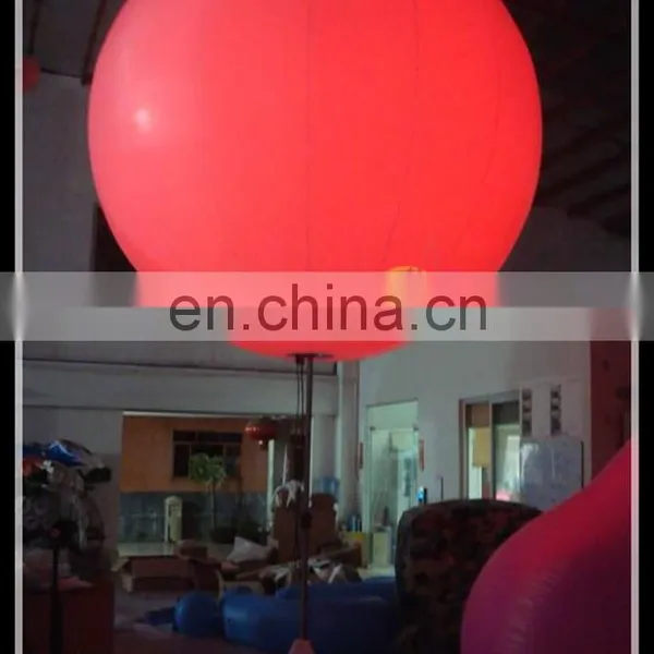 Atttactive Party Decoration Inflatable Cone With Led Light,led Mood Light Tripod Ball,waterproof Led Light Balloon photo-3