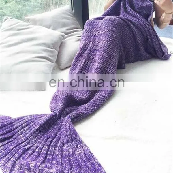 Warm Mermaid Tail Promotional Gift Blanket 2017 Hot Selling in Europe for Girlfriend photo-3