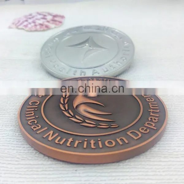 Copper Antique Metal Souvenir Coin With Custom Image and Logo photo-6
