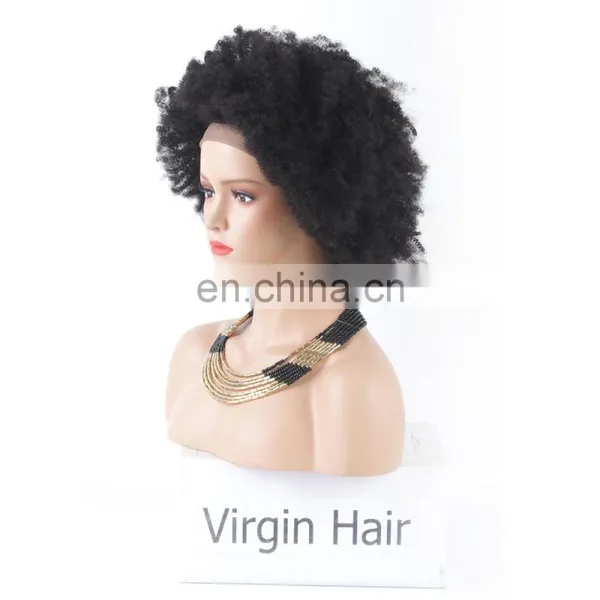 2017 New Fashion Lace Front Wigs Straight Full Lace Bob Wig Short Curly Wig for Black Women photo-3