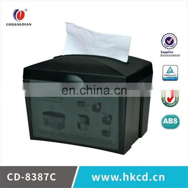 2015 Top Sales Multifunction Latest Design ABS Material Table Facial Tissue Dispenser CD-8387C photo-2
