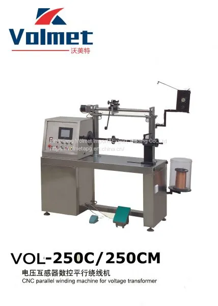550mm Coil Width PLC Control HV Automatic Winding Machine for Transformer photo-2
