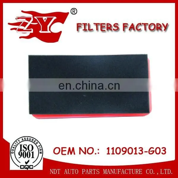 Hepa Auto Air Filter / Air Filter for Car 1109013-G03 With Factory Price photo-2