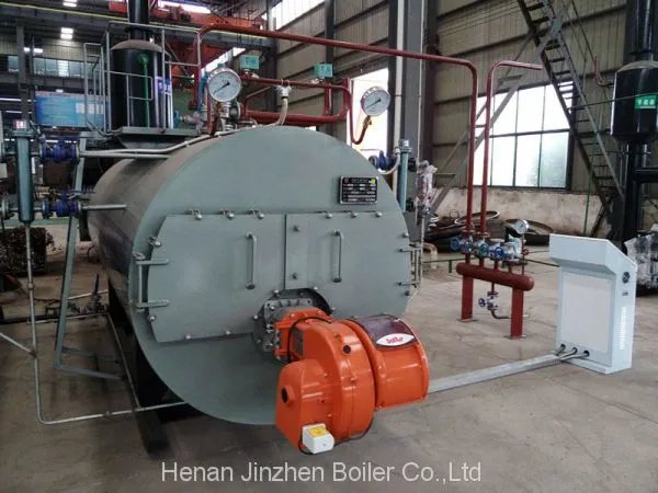 Industrial Horizontal Fire Tube Natural Gas Diesel Heavy Oil Lpg Fired Steam Boiler for Printing and Dyeing photo-3