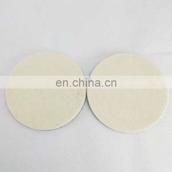Black/white Self-adhesive Wool Felt Polishing Pad Wheel photo-3