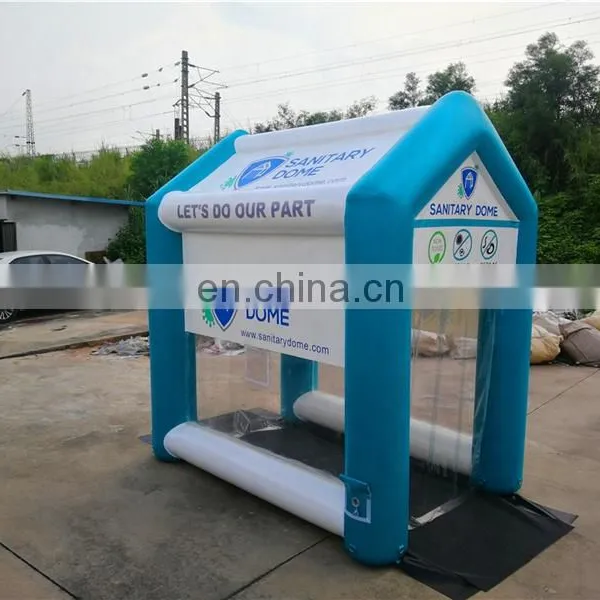 Portable Double Lanes Decontamination Sterilizer Inflatable Disinfection Ultrasonic Humidifier Tunnel for Wholesale photo-5