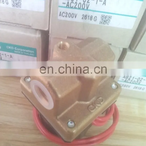 Japan Original CKD Pneumatic Solenoid Valve AB21-02-1-A-AC200V photo-2