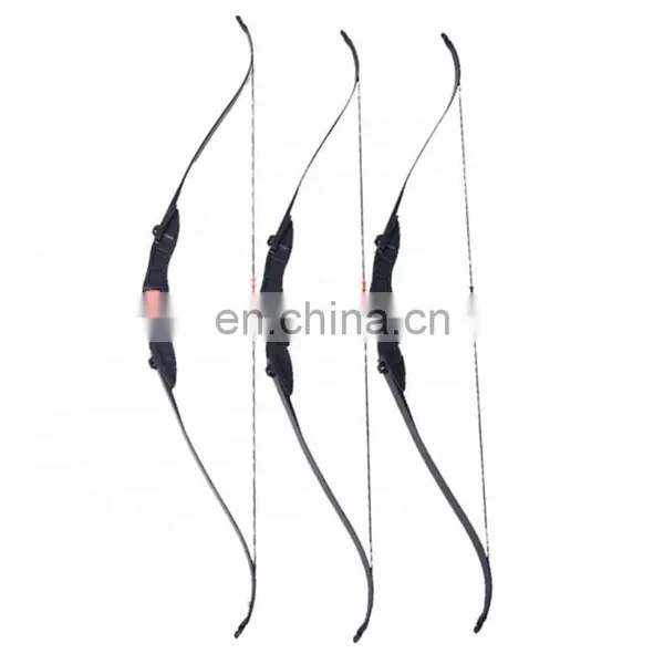 China Factory Wholesale Cheap Paintball Bunkers Game Archery Fishing Recurve Bows Aluminum Riser 30-50lb Bow for Kids and Adult photo-2