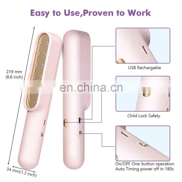 New Ultraviolet Sterilization Lamp Portable Led Ultraviolet Sterilization Stick Rechargeable uv Sterilization Sterilizer photo-4