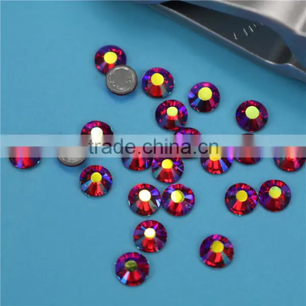 High Quality Siam ab Colour Non Hotfix Motif Designs Rhinestone Girl Dress Garment Accessories photo-4