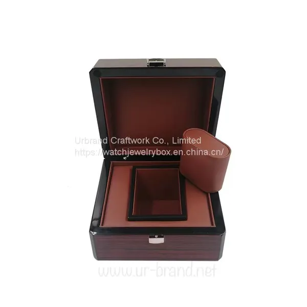 Paint Wooden Watch Box Temporary Watch Box Jewelry Packaging Box Paint Storage Collection Gift Box photo-2