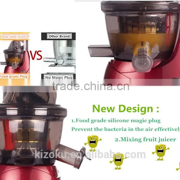 Whole Apple Feed Mouth Slow Juicer/Stainless Steel Pomegranate Juicing as See on TV photo-3