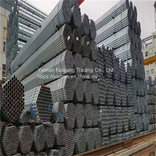 Yunnan Galvanized Steel Pipe Wholesale Q235 Hot Dip Galvanized Steel Pipe Greenhouse Vegetable Steel Pipe Specifications Are Complete photo-5