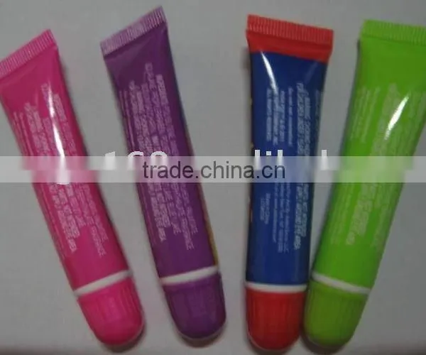 Cartoon Design Lip Gloss Soft Cosmetic Tube