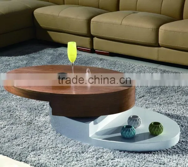 Modern Designed MDF High Gloss Double Colors Folding Coffee Table Quality Choice photo-3