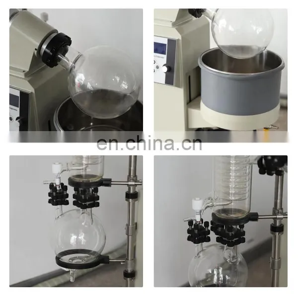 OEM Mini 2L 5L 10L 20L 50L Turnkey Vacuum Distillation Equipment Water Oil Bath Rotary Evaporator Evaporation Rotovap photo-5