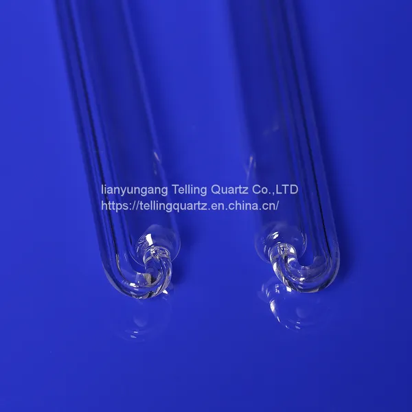 BET Test Use Quartz Glass Sampling Tube Collection With High Temperature Resistant photo-5