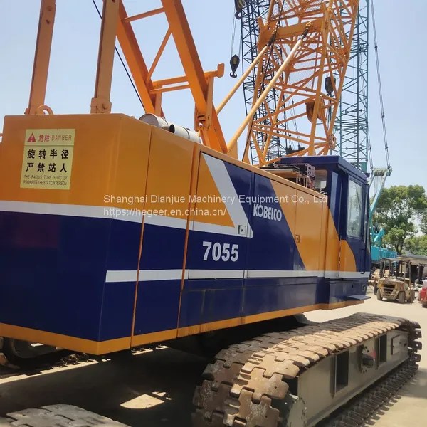 Продаются б/у крановозы KOBELCO 7055 на гусеничном ходу 55 т с хорошими характеристиками