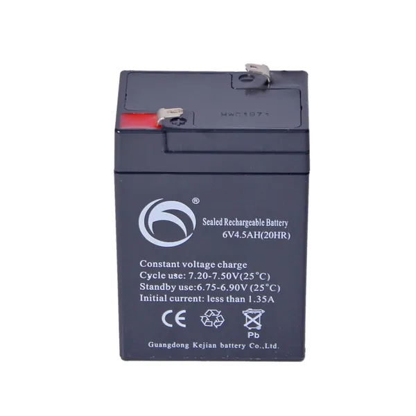 Rechargeable Batteries Lead Acid AGM Battery 6V 4.5AH VRLA Battery