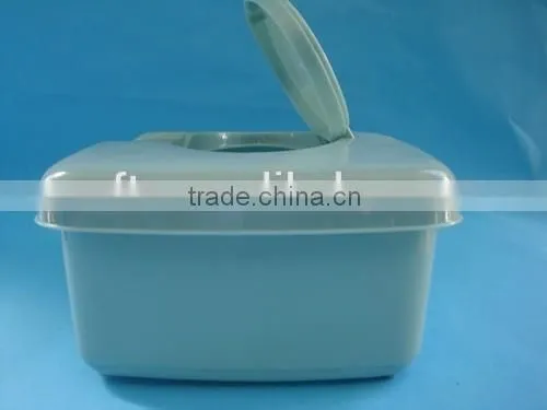 Easy Taking Plastic Wet Wipes Box for 80pcs With Flip Top Cap photo-3